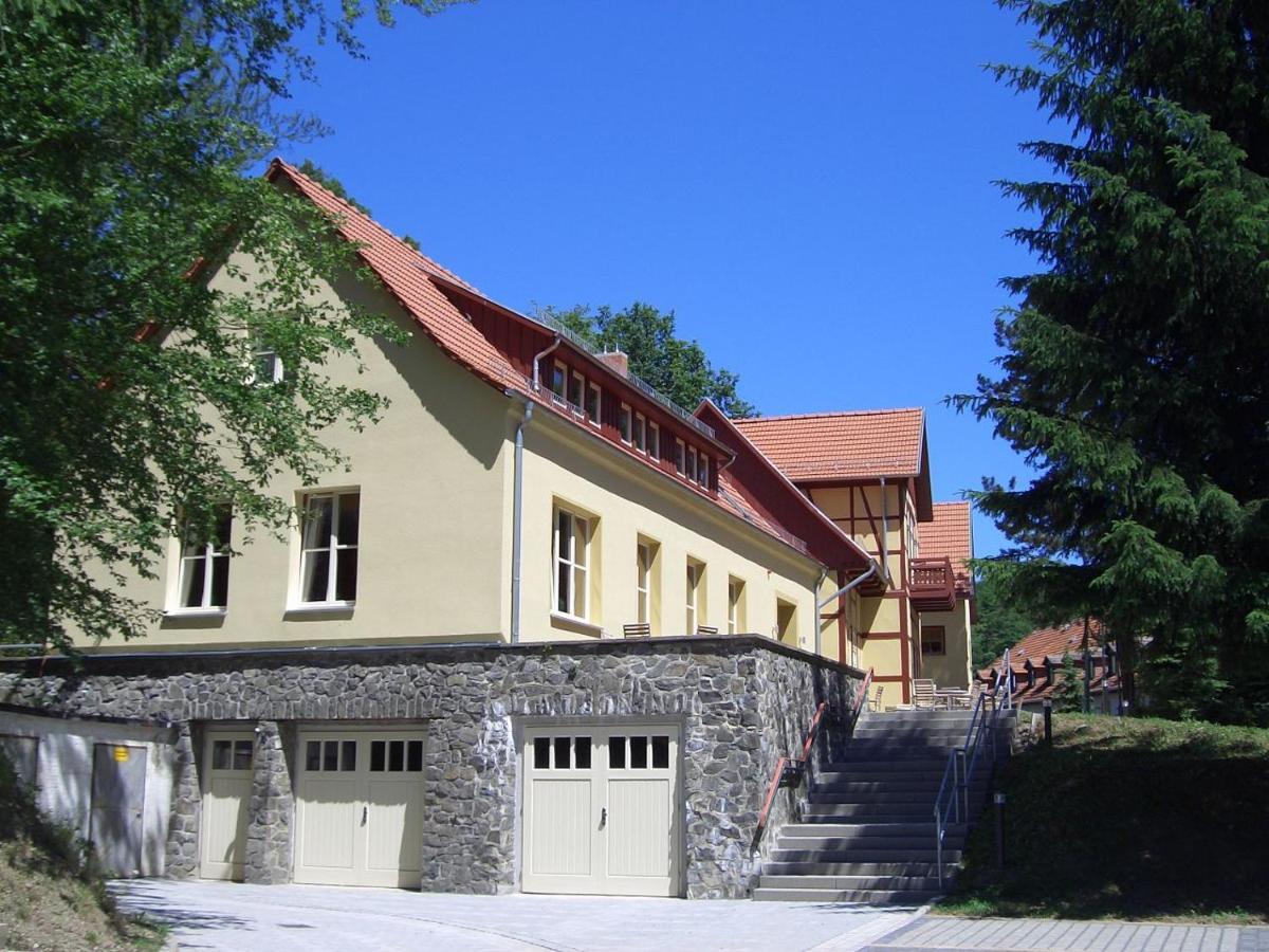 Hotel Habichtstein Alexisbad Bagian luar foto