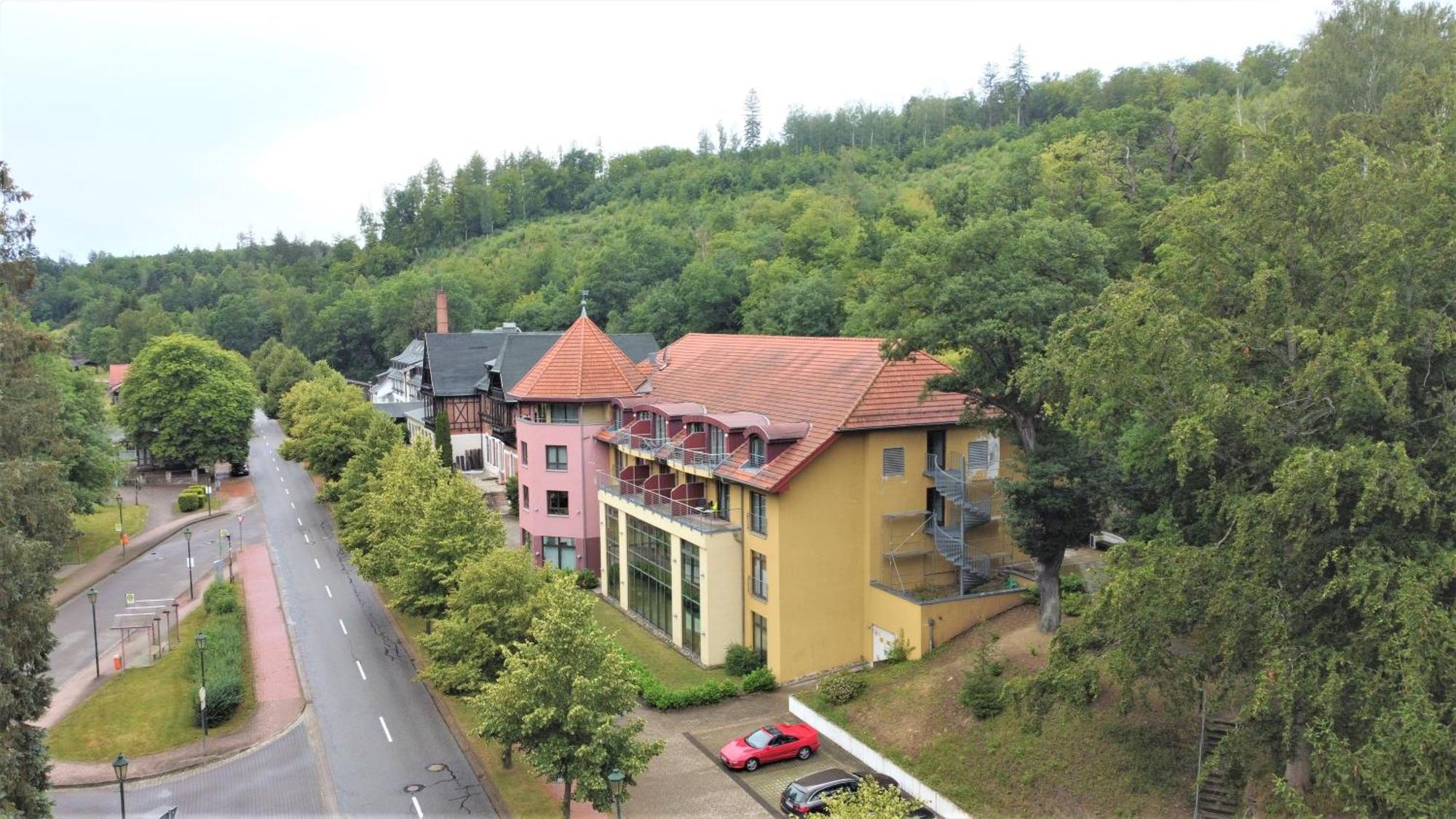 Hotel Habichtstein Alexisbad Bagian luar foto