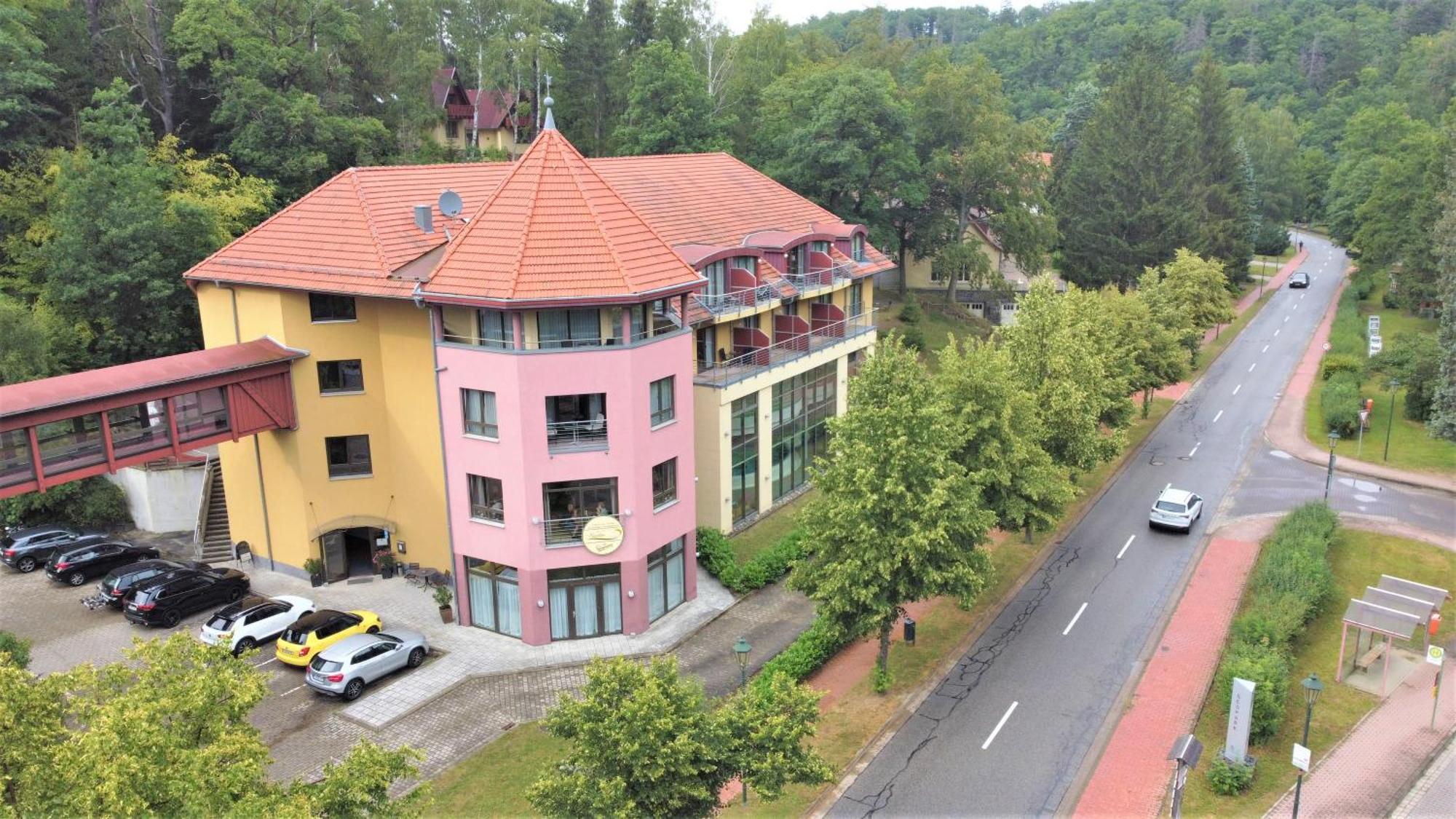 Hotel Habichtstein Alexisbad Bagian luar foto